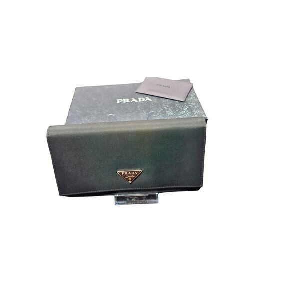 Prada Tesstuto Black Nylon Wallet - Picture 1 of 12